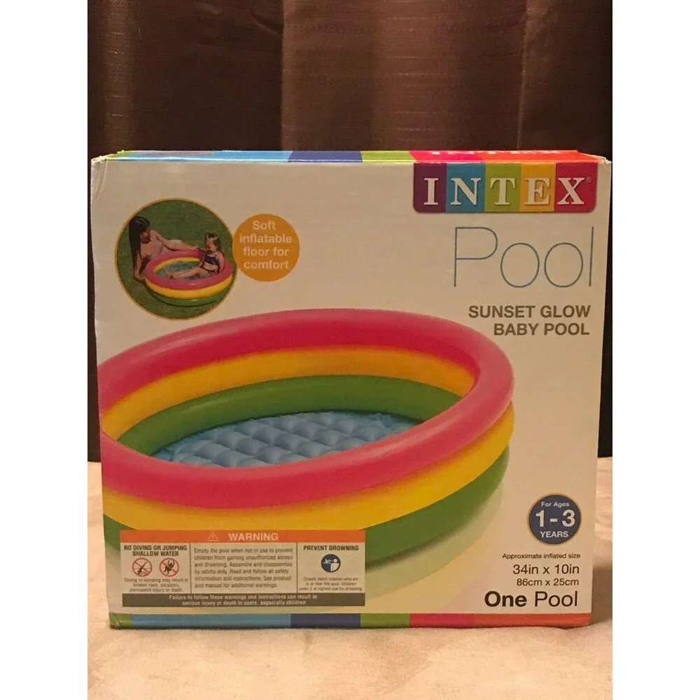 INTEX Inflatable Round Swimming Baby Pool - Picture 2 of 2